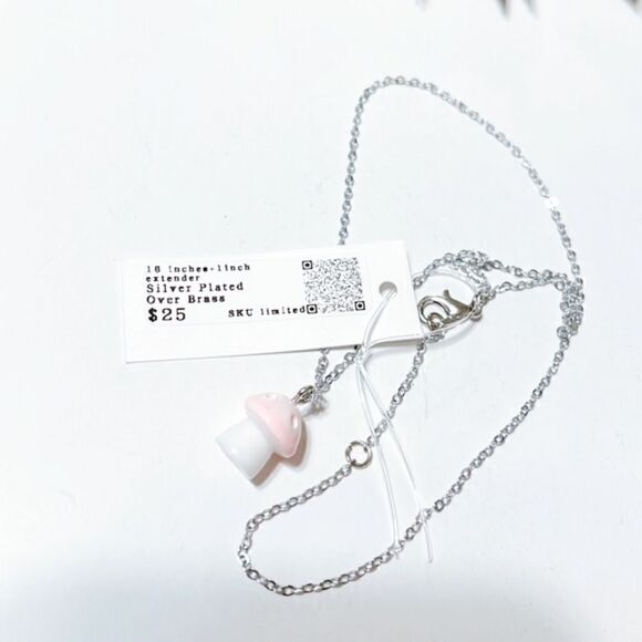 mushroom necklace  - Picture 3 of 3